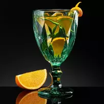 Deimantinė vyno taurė 340 ml Žalias AMBITION