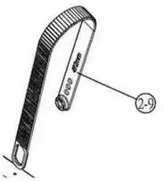 BuzzRack Ratų dirželis 492 mm