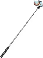 Wozinsky Asmenukių lazda WHS1Y telescopic tripod 1m with phone holder – juodos spalvos