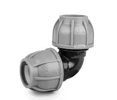PN10 alkūnė PE vamzdžiams 32 mm Bradas