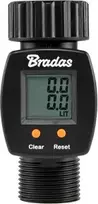 Vandens srauto matuoklis 3/4" Bradas Juodas LINE