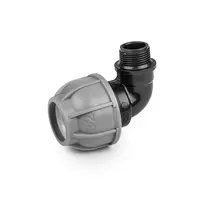 Jungtis alkūnė Bradas PE vamzdžiams 32mm / 3/4" išor.sr., PN10