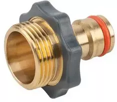 Adapteris su išoriniu sriegiu 3/4" Bradas BRASS SOFT, žalvaris