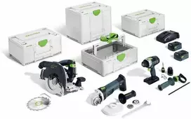 FESTOOL STALIŲ KOMPLEKTAS HKC 55/TPC 18/AGC 18/TB M 137