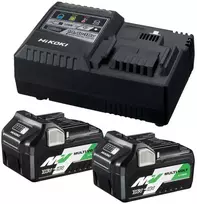 Priedų rinkinys Hikoki UC18YSL3WHZ; 36/18 V; 2x2,5/5,0 Ah; Li-ion