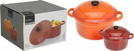 Excellent Houseware Porcelianinė ramekinė su dangčiu 300 ml