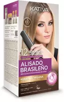 Kativa Profesional Alisado Brasileno Pro Skirtas šviesiems plaukams Estuche 6 Piezas