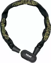 OnGuard dviračio spyna Onguard Fastlock 8286 grandinė 90cm*5,5mm - 5 x Raktai su kodu