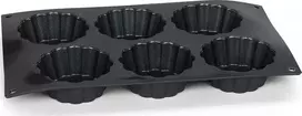 Patisse miniatiūrinio žibinto formos 29 x 17 cm juodo silikono 6 skyreliai