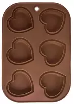 Orion Silikoninė kepimo forma širdelės 30x20.5 cm
