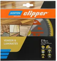 NORTON DISKINIS PJŪKLAS 216mm x 30mm x 60z LAMINATUI IR FANERUOTEI (2,6/1,8)