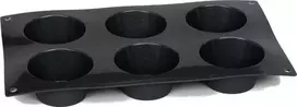 Patisse bandelės formos 29 x 17 cm juodo silikono 6 kišenės