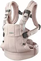 BabyBjorn Harmony - ergonomiška nešynė naujagimiams ir kūdikiams | Austas šviesiai rožinis melanžas