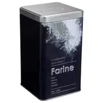 5five Simply Smart Four container, 1kg, metal, juodas