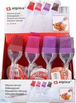 Alpina - silikoninis šepetėlis indams marinuoti 21 cm (pilkas)