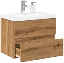 kriauklės spintelė su įmontuotu kriaukle Artisan ąžuolas