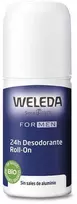 Weleda Men 24H Roll-On Dezodorantas rutulinis dezodorantas vyrams, 50 g