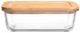 Maku Kitchen Life maisto indas su bambukiniu dangteliu 1,04 L