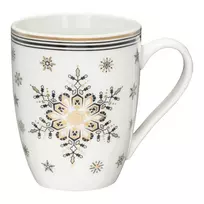 Art Deco Stars Kalėdinis puodelis 360 ml snaigės AMBITION