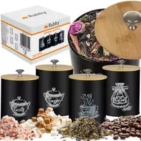 Stilingi birių produktų indai - 4 vnt. Ruhhy 24578