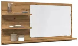 Veidrodinė vonios spintelė, artisano, 90x11x45cm, mediena