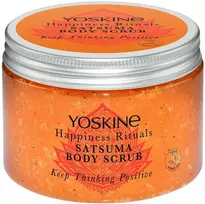 Yoskine Happiness Rituals Satsuma Peeling Body Scrub kūno šveitiklis, 300 ml