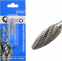 Geko Freza metalui karbidinė 12x32mm kotas 6mm