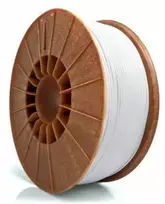 3D plastikas PET-G 1.75mm 1kg Rosa3D - Baltas