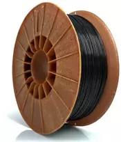 3D plastikas PLA 1.75mm 1kg Rosa3D - Juodas
