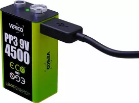 Verico Verico LoopEnergy Li-Ion Akku 9V-Block, USB-C, 2er Pack mažmeninė prekyba