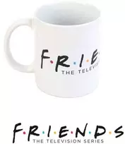 Friends Draugai - Keraminis puodelis dovanų dėžutėje 350 ml (Baltas)