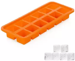 Orion Silikoninė ledų formelė 26x11 cm, 12 kvadratinių kubelių