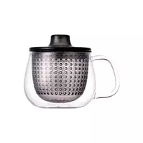 Secret De Gourmet Puodelis su sieteliu ir dangteliu Kinto UNITEA Pilka,