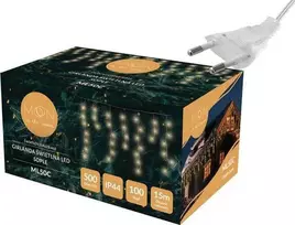 GoodBuy PR 100 LED girlianda, varvekliai, šiltai balta šviesa