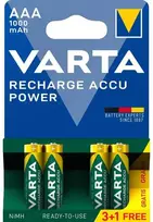 Varta Įkraunamos „Accu Power AAA“ baterijos, 1000 mAh, 4 vnt. (3+1)