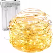 Girlianda 80 LED, šilta balta