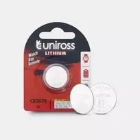 Uniross Batteries Uniross U1CR2025, Vienkartinė baterija, CR2025, Ličio, 3 V, 1 vnt., Sidabras