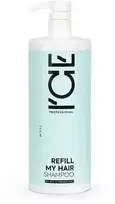 Šampūnas sausiems pažeistiems plaukams ICE PROFESSIONAL Refill My Hair, 1000 ml
