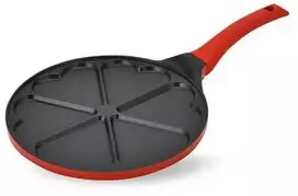 Blynų Keptuvė - Maestro MR-1222-A Nelipni Aliuminė 26 cm Juoda/Raudona
