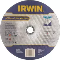 IRWIN PJOVIMO DISKAS METALUI/NERŪDIJANČIAM PLIENUI PLOKŠČIAS 230mm x 1,8mm x 22,23mm