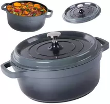 Puodas su Dangčiu 4L, Aliuminis, Indukcija