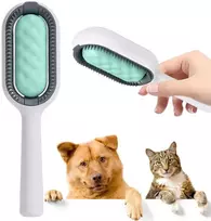 Silikoninis šukavimo šepetys gyvūnams 3-in-1, 19 cm
