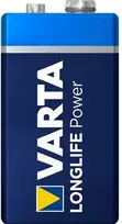 Varta 4922121412, Vienkartinė baterija, Cinko-mangano dioksidas (Zn/MnO2), 9 V, 2 vnt., Daugiaspalvis, 48,5 mm