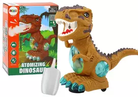 Žaislinis dinozauras su judesio ir šviesos efektais Lean Toys
