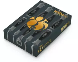 Atsuktuvų rinkinys Wiha SoftFinish® 85 metų proga, riboto leidimo, Phillips, TORX® 8,5 vnt.