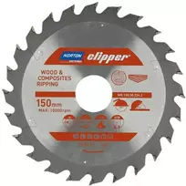 NORTON DISKINIS PJŪKLAS 150mm x 30mm x 24z MEDIENAI IR KOMPOZITAMS ATB (3,6 / 2,6)