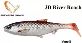 Masalas Savage Gear 3D River Roach Smelt 3 vnt 12 cm 17 g