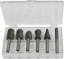 Grąžtas AW-Tools AWTOOLS KOTELINIAI FREZAI METALUI FI 6mm rinkinys 6vnt.