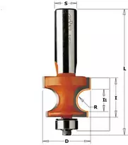 Apvalinimo freza CMT; S=12 mm; D=22,2 mm