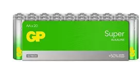 Elementai GP SUPER ALKALINE AA/LR06, 1,5V, 20 vnt.